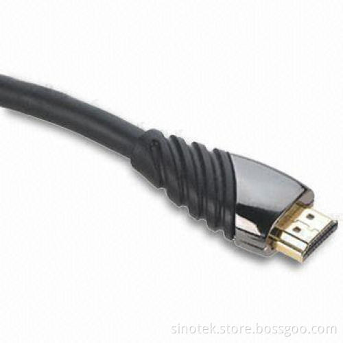 HDMI Cable with Nickel-plated Connector and PVC Over Mold